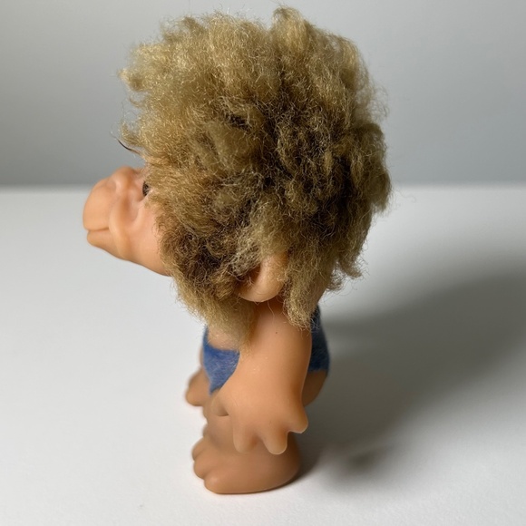 Vintage 1965 Thomas Dam Baby Monkey Troll Doll RARE VHTF (B9) - Picture 3 of 16